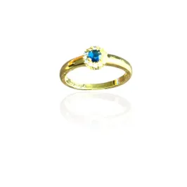 ANEL FLOR AZUL