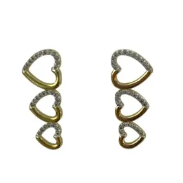 BR EAR CUFF CORAÇÕES