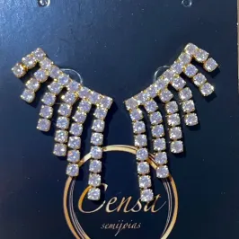 BR EAR JACKET C/ZIRC