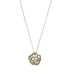 COLAR FLOR ZIRC ROSA