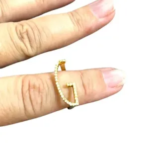 ANEL LETRA CRAVEJADO