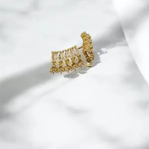 BR EAR CUFF ZIRC PEND