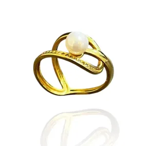 ANEL PÉROLA GEOMÉTRICO