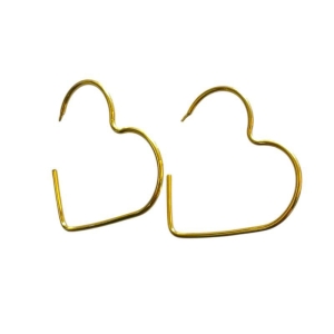 ARGOLA CORAÇÃO LISO G