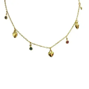 CHOKER COR E PEDRAS COLOR