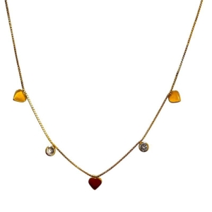 CHOKER CORAÇÕES PEQ