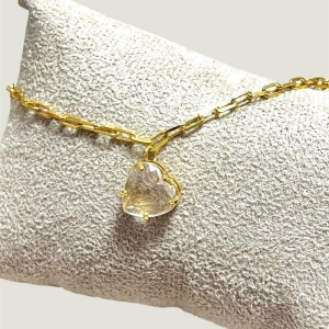 PULS C/PING CORAÇÃO CRISTAL GRANDE