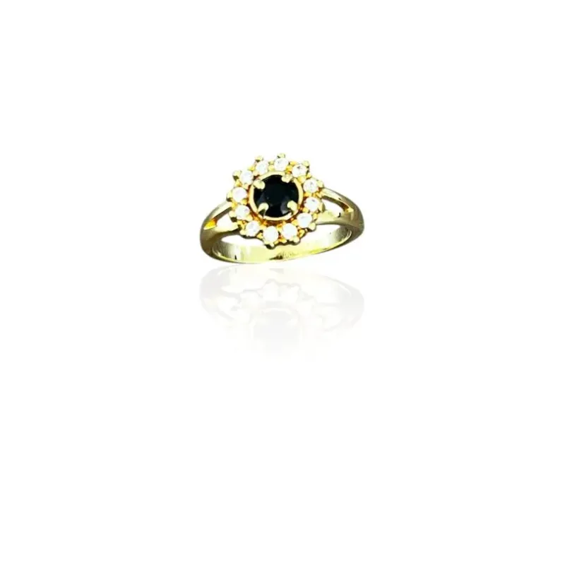 ANEL FLOR ZIRC BLACK