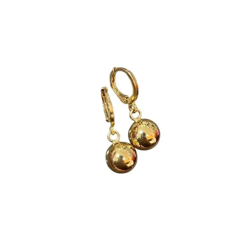 ARGOLA P BOLA DOURADA PEND