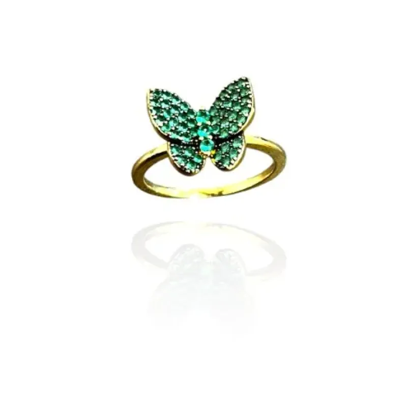 AN BORBOLETA  VERDE