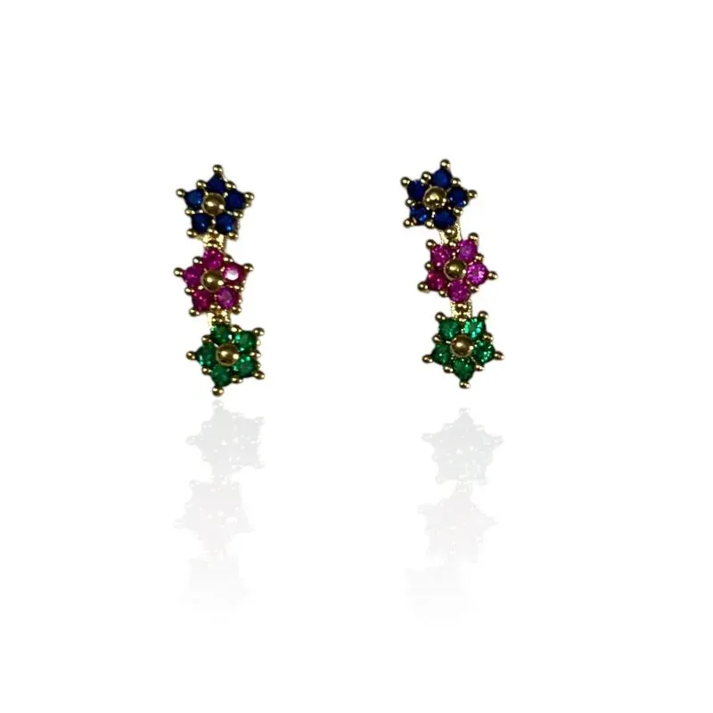 EAR CUFF FLORES COLOR