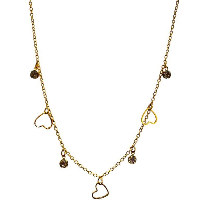 CHOKER COR E PONTO DE LUZ