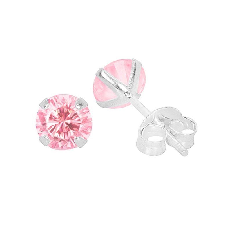 BR PONTO LUZ ZIRC ROSA 4MM