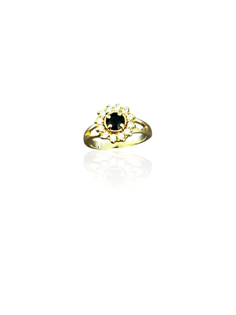 ANEL FLOR ZIRC BLACK