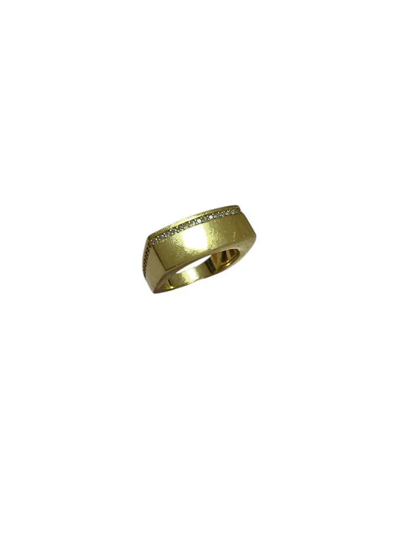 ANEL RETO COM ZIRCONIAS