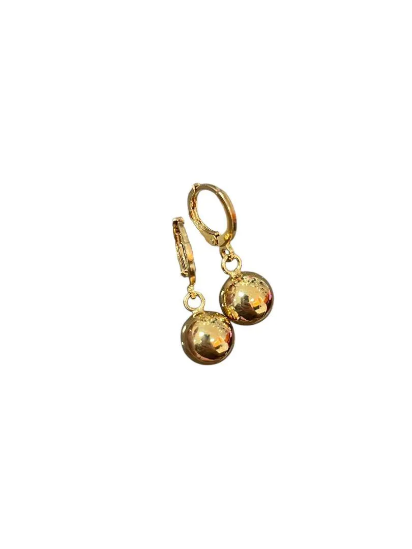 ARGOLA P BOLA DOURADA PEND