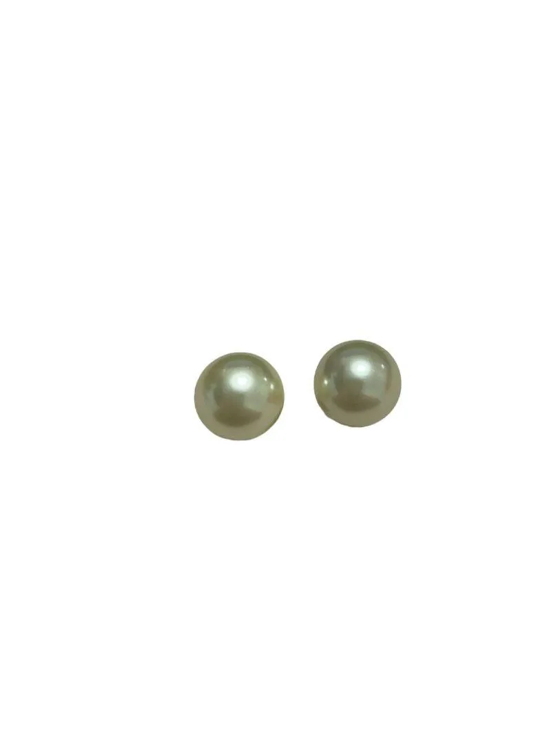 BRINCO DOURADO PÉROLA 1.4 CM