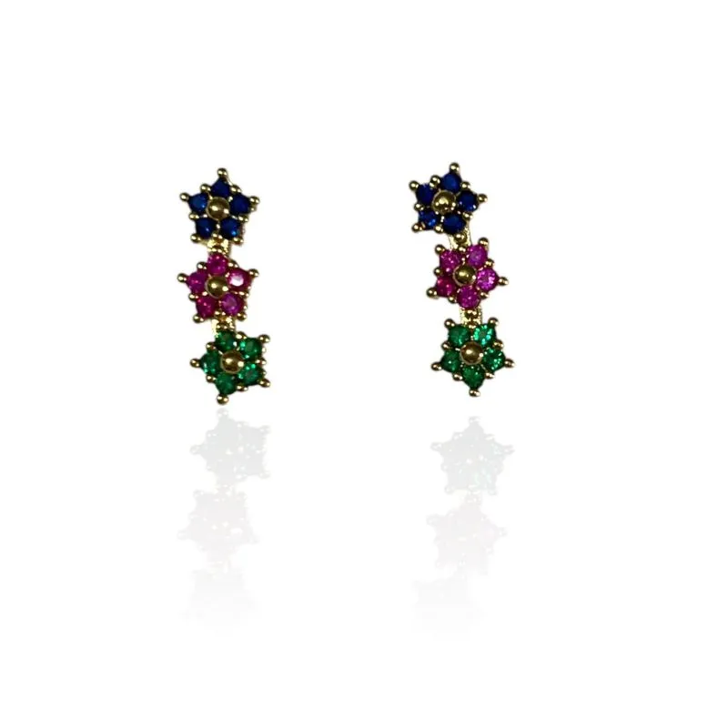 EAR CUFF FLORES COLOR
