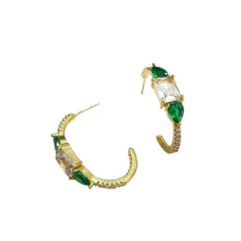 MEIA ARG G ZIRC VERDE ESMERALDA