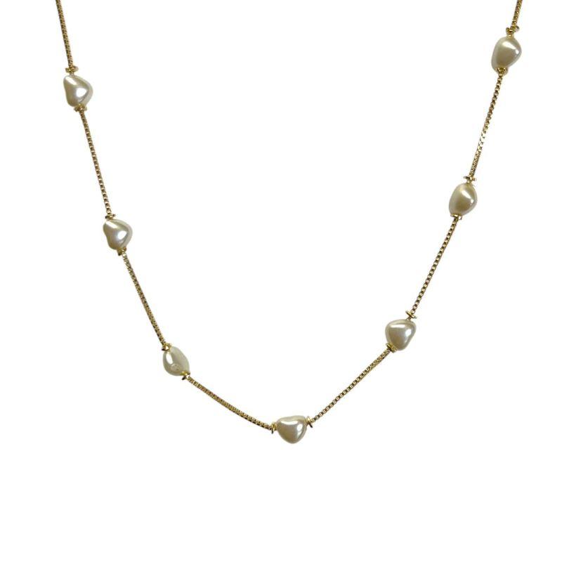 CHOKER PÉROLAS CORAÇÃO